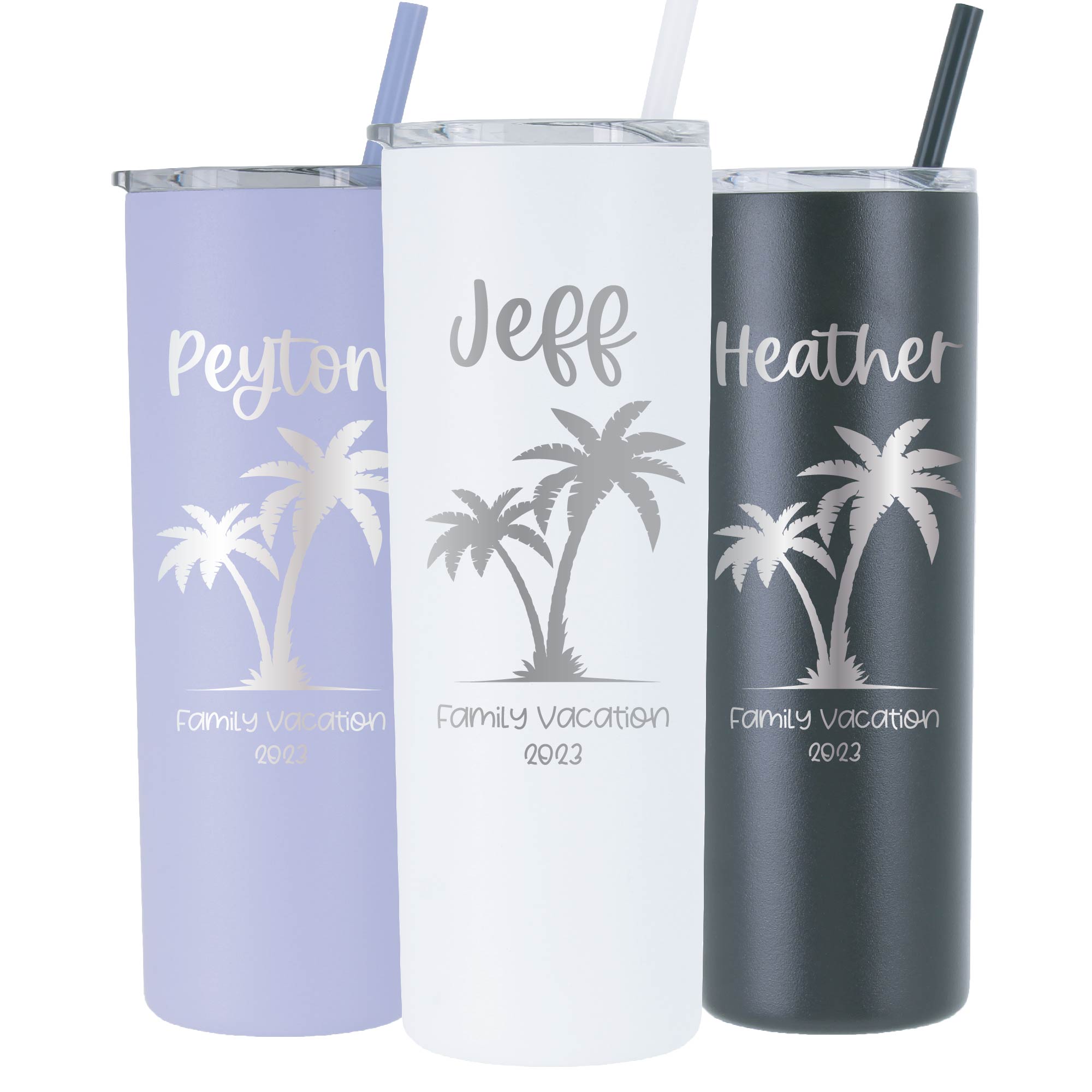 Palm Tree Skinny Can Cooler Vacation Hard Seltzer Holder Beach Bachelorette  Beach Bachelorette Favor Family Vacation Tropical Cup 