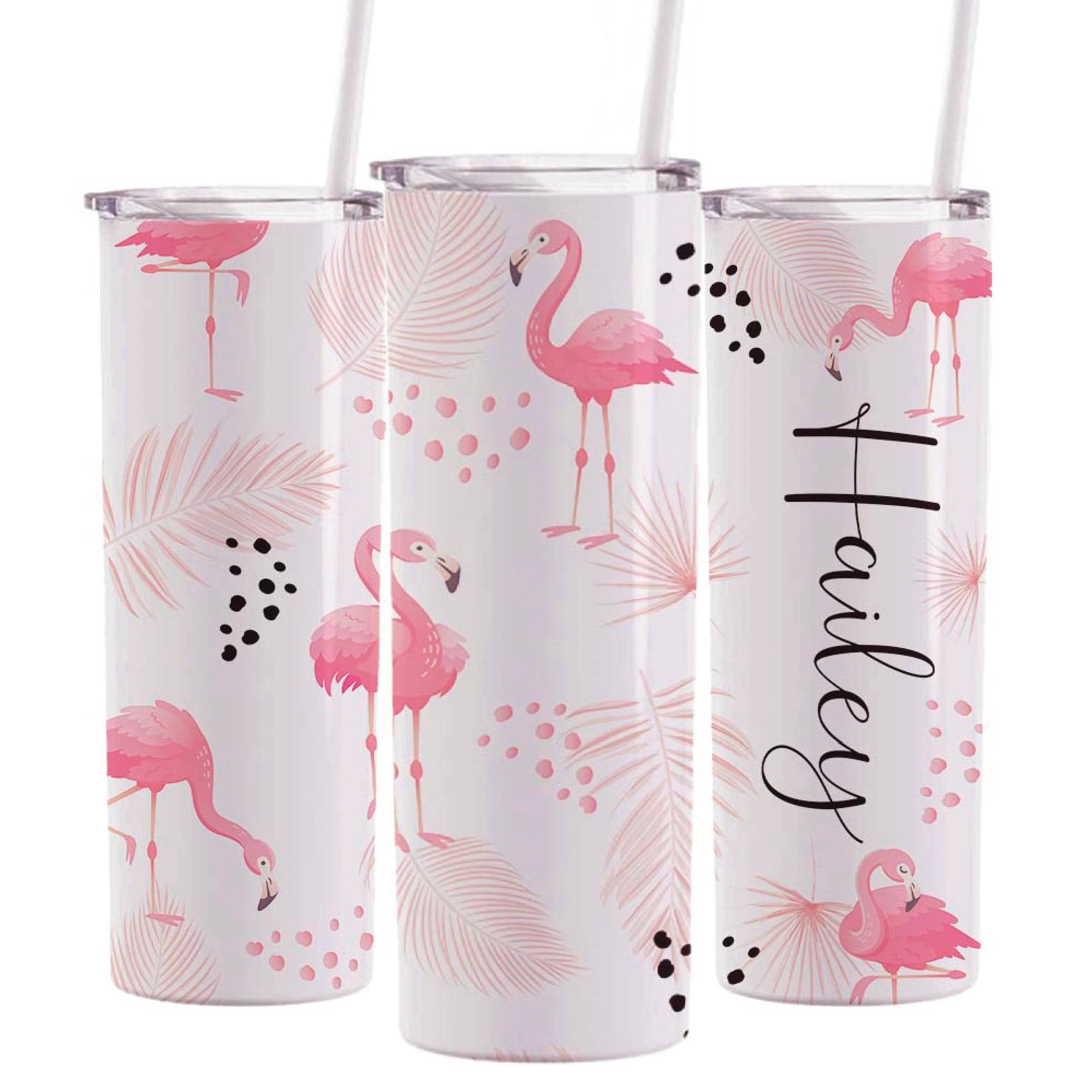 20 oz Personalized Flamingo Vacation Tumbler – Avito