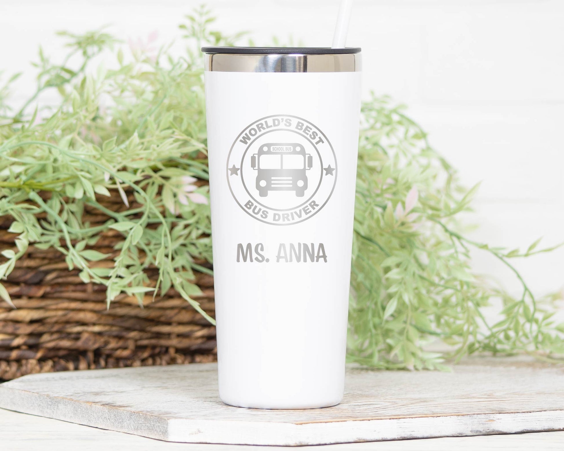 Best Bus Driver Tumbler - Personalized Insulated Tumbler