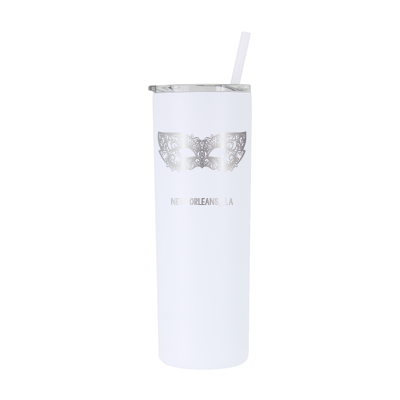 20  oz Personalized New Orleans Tumbler - Laser Engraved